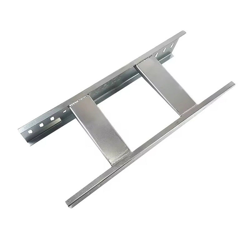 Gegalvaniseerde staal kabel ladder tray Custom zilveren afwerking kabel tray voor organisatie