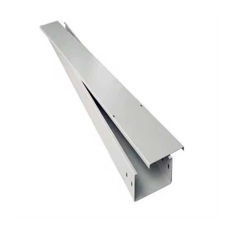 Medium Duty zilveren stalen kabelbak gegalvaniseerd muur gemonteerd brug type trough tray