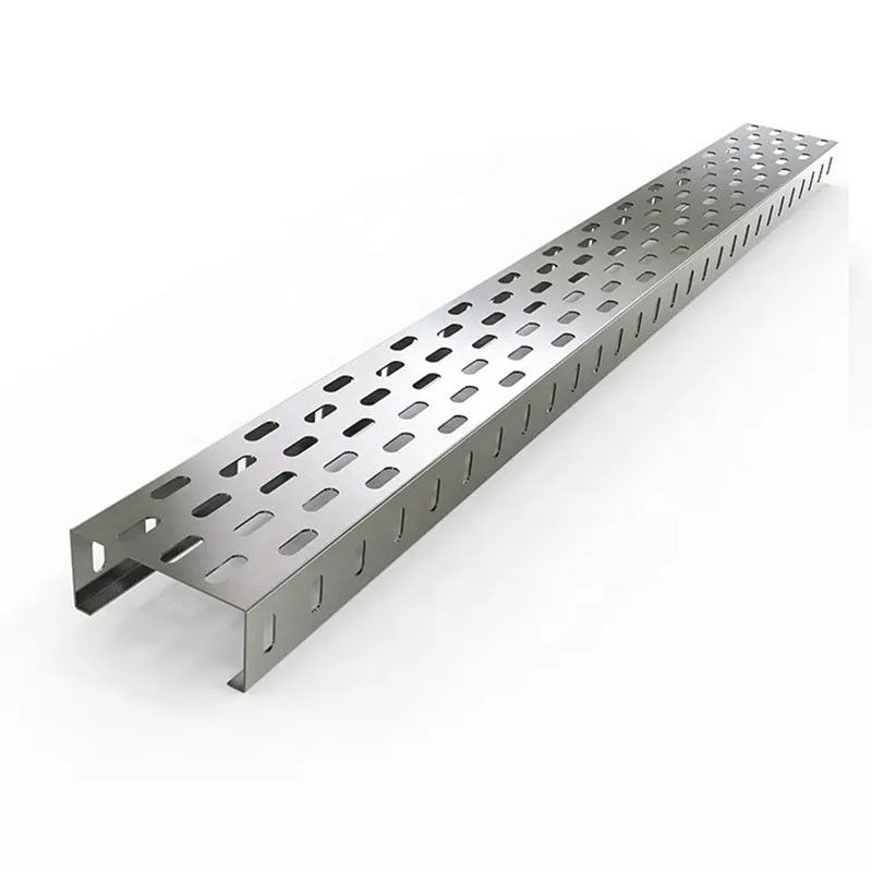 Extrudeerd zilver gegalvaniseerd stalen kabelbak Maximale corrosiebestendigheid voor aangepaste toepassingen