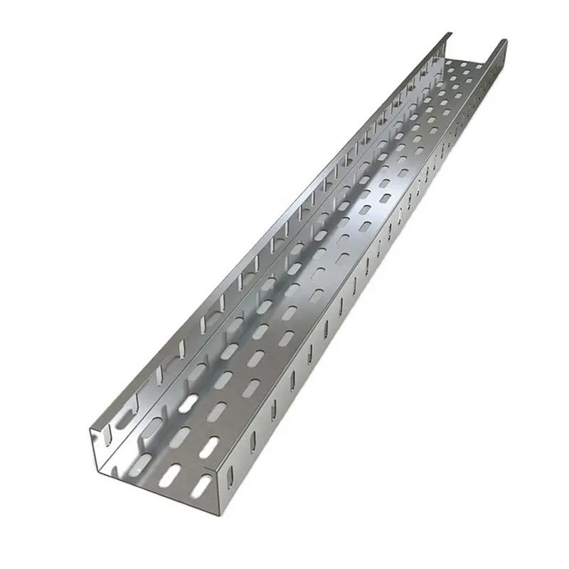 Extrudeerd zilver gegalvaniseerd stalen kabelbak Maximale corrosiebestendigheid voor aangepaste toepassingen