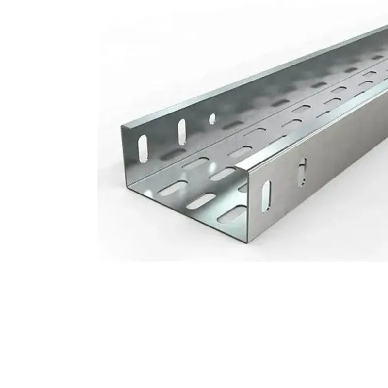 Kabeltraje van roestvrij staal met uitstekende corrosiebestendigheid - wandmontage/ophanging - zilveren kleur