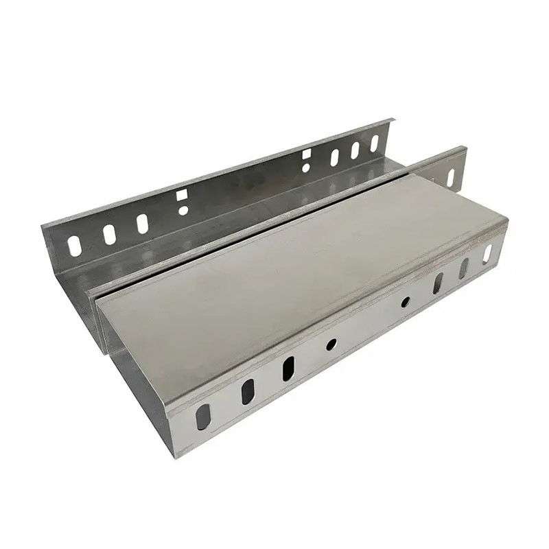 Een rechthoekig, met poeder bekleed, brandbestendig aluminiumkabelbakje met uitstekende corrosiebestendigheid