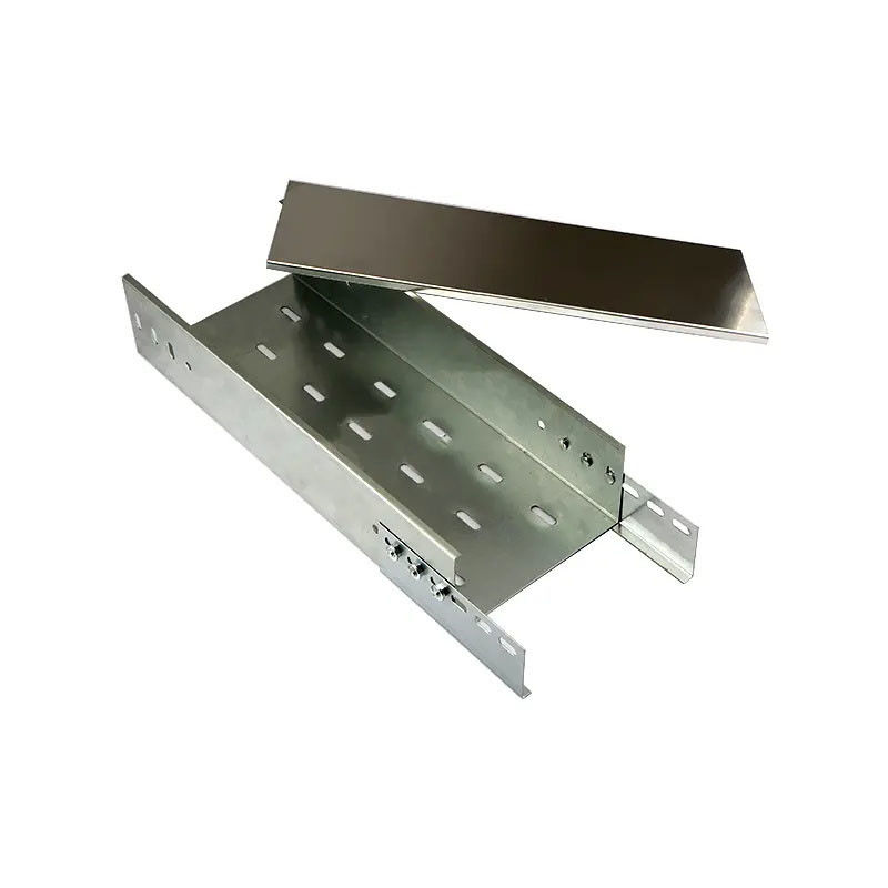 Poedergecoate aluminium kabelbak Rectangular vorm Gemakkelijk te installeren tegen betaalbare kosten