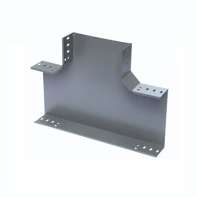 Rectangular Steel Cable Tray Fittings met corrosiebestendigheid en gegalvaniseerde afwerking